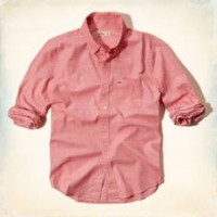 Camisa Rosa Hollister